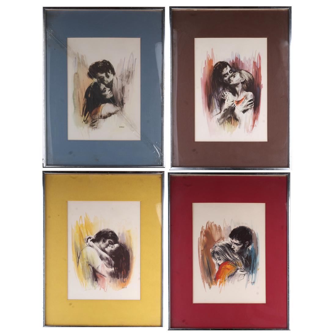 4 Ink & Gouache Illustrations, "Sandu" (1 of 5)