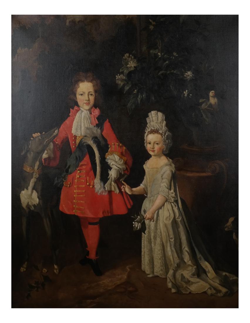 Primitive-Style Figural Interior Painting (1 of 5)