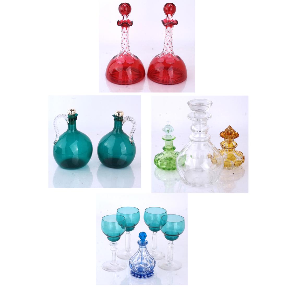 Decanters, Stemware, Perfume Bottles (1 of 5)