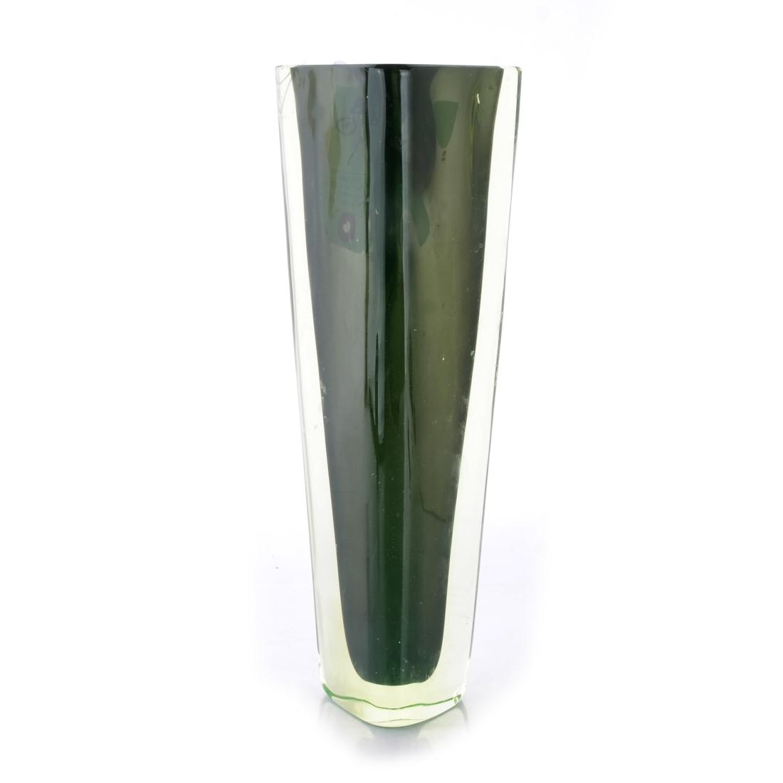 Art Glass Two-Tone Vase (1 of 4)