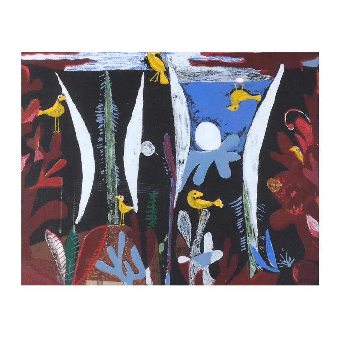 Paul Klee: Birds, Abstract Lithograph (1 of 6)