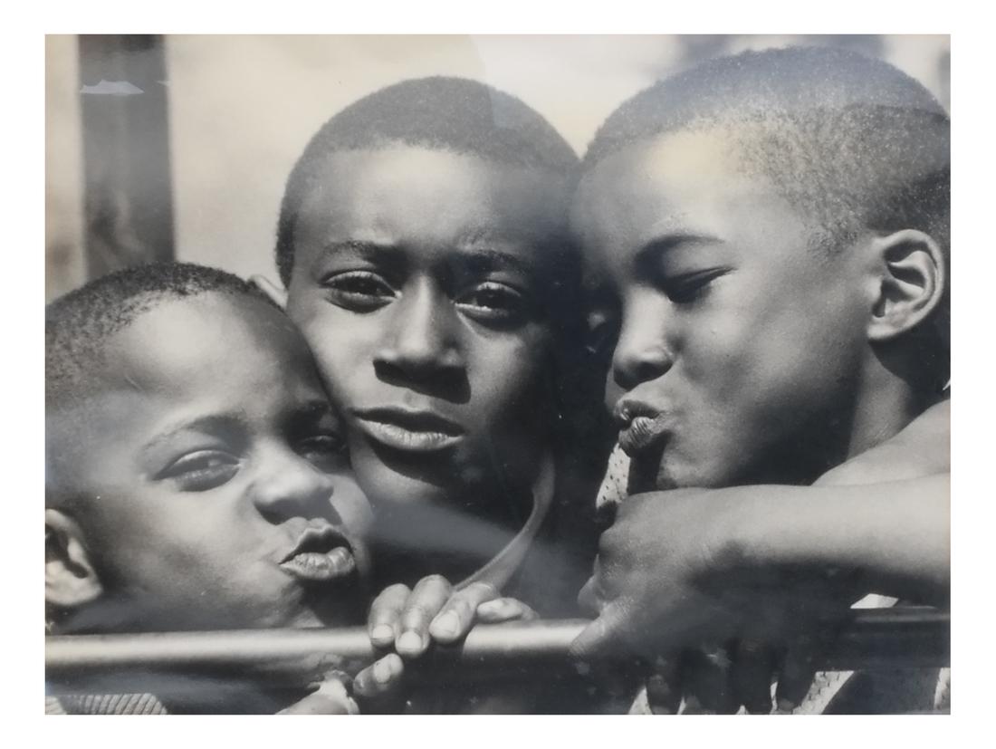 Photo: 3 Children Posing, c. 1975 (1 of 5)