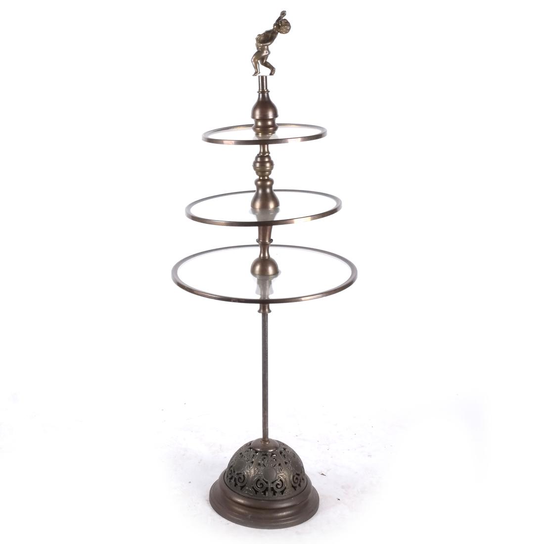 Antique French 3-Tier Brass Dessert (1 of 6)