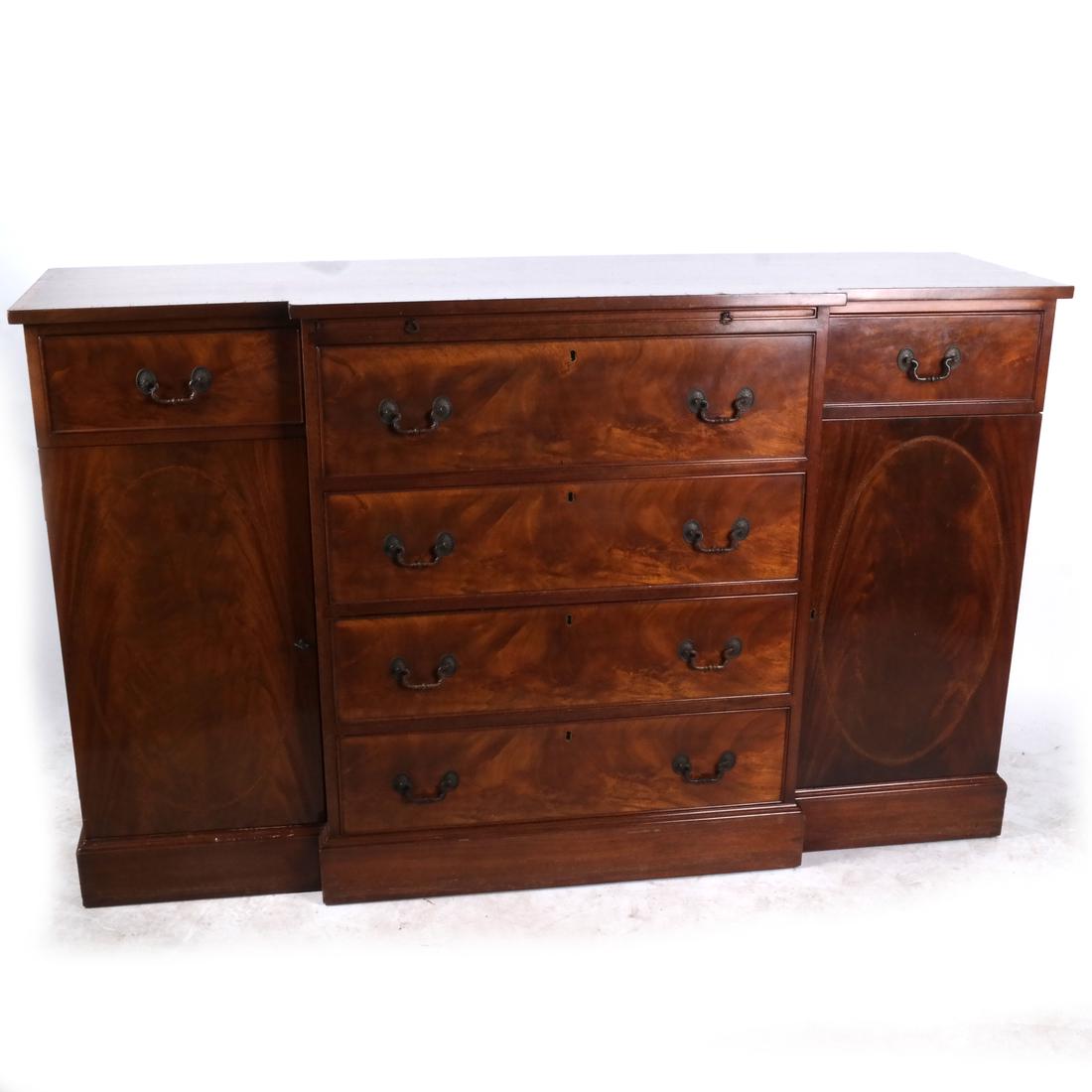 English-Style Banded Sideboard (1 of 5)