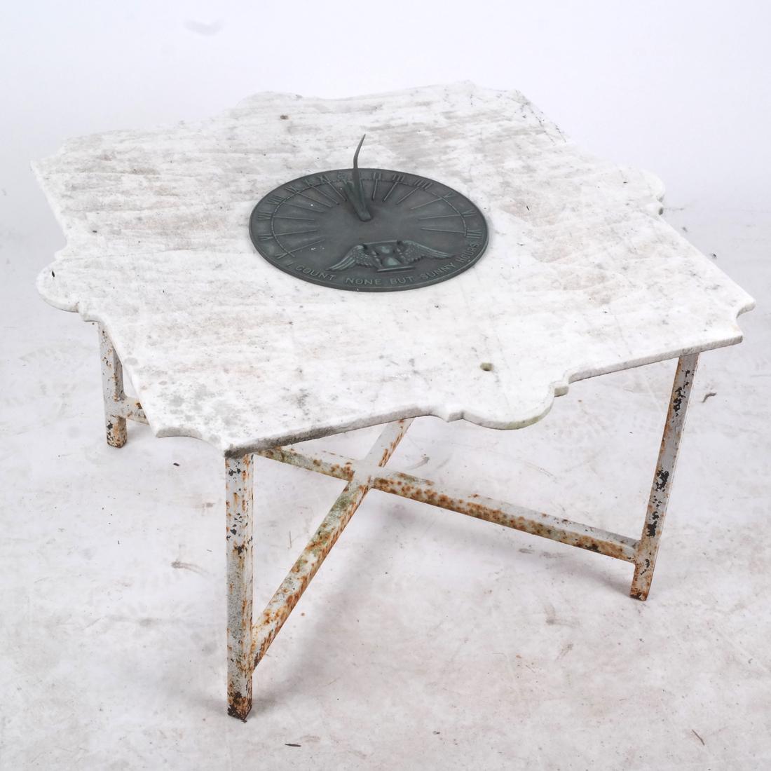 Outdoor Sundial Table (1 of 9)