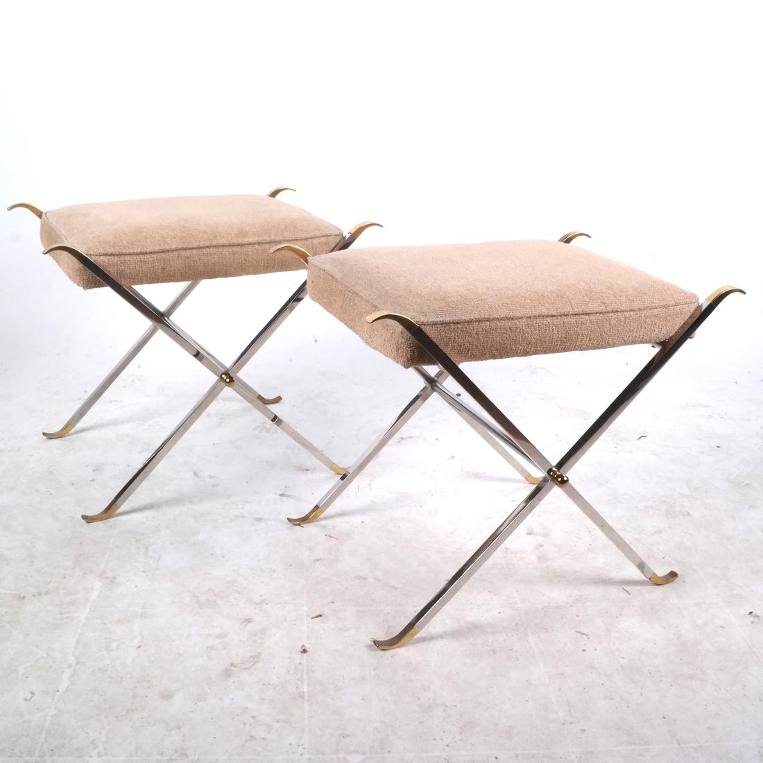 20th Century Modern Pair Benches (1 of 6)