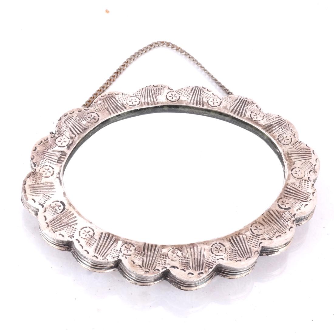 Silver Scallop-Form Mirror (1 of 4)