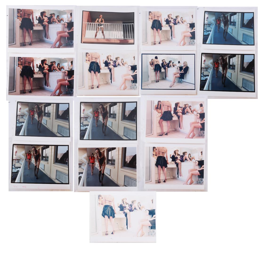 Jonathan Leder: Color Photographs: Color photographs of strip club subjects. [Each: 8 x 10 inches].