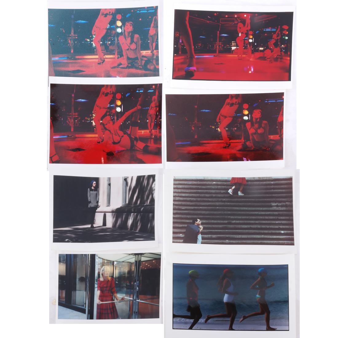 Jonathan Leder: Color Photographs: Color photographs with strip club subjects. [8 x 10 inches]. In good condition.