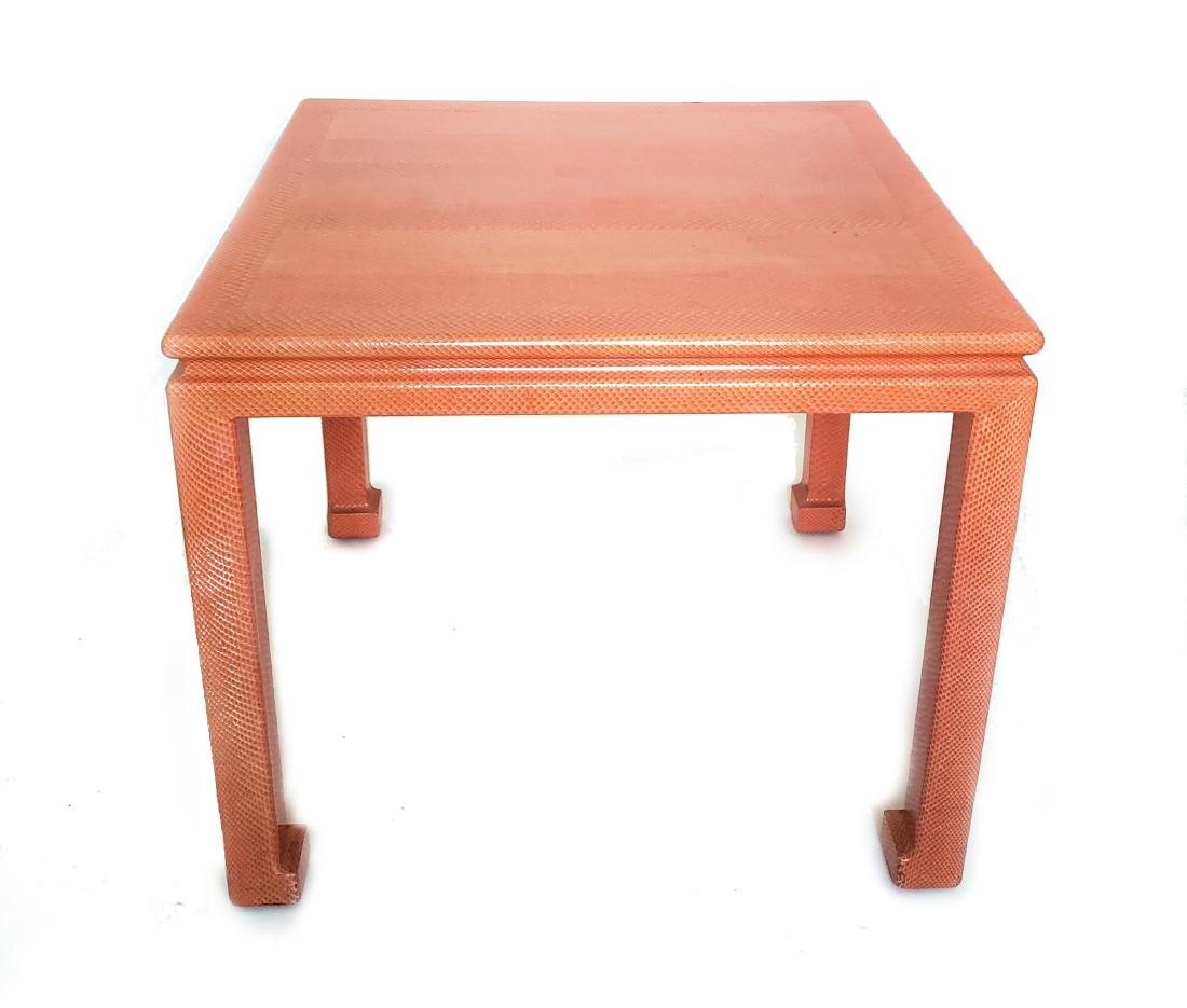 Karl Springer Snakeskin Table (1 of 7)