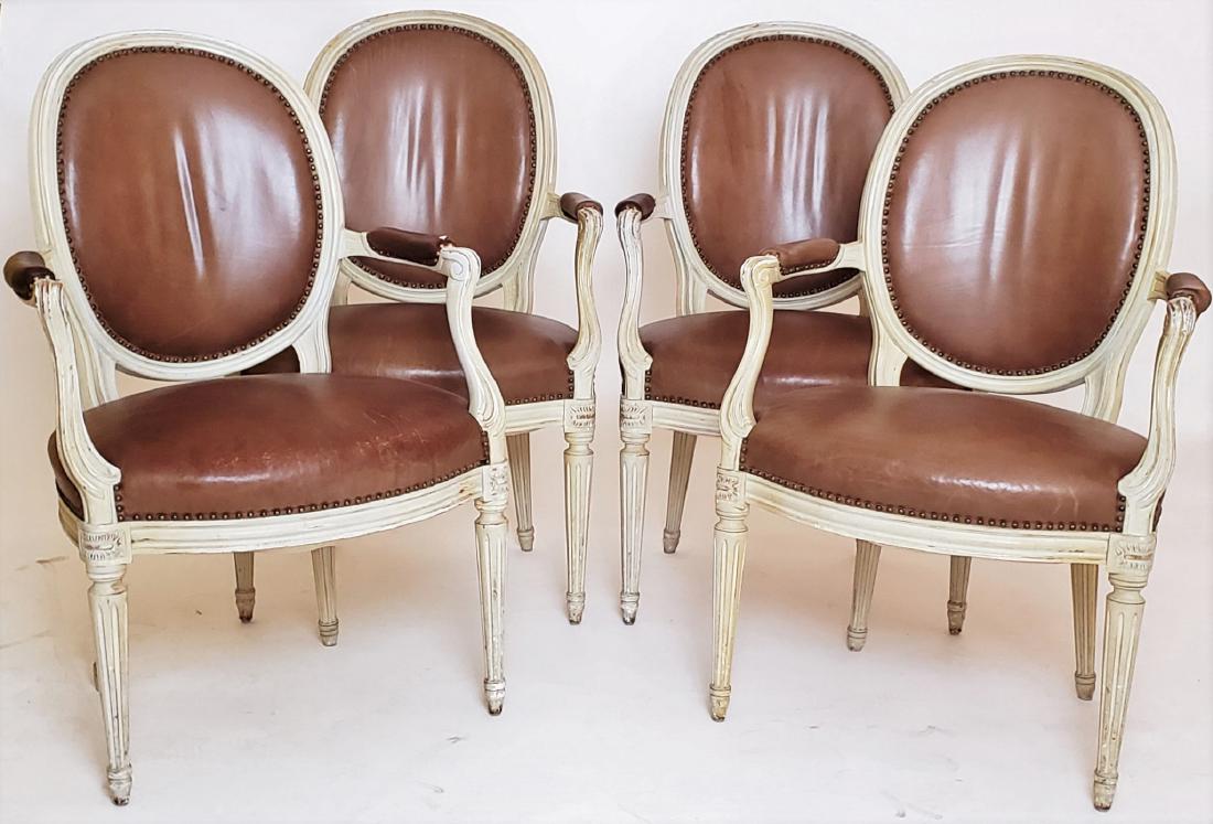 Set of Four French Armchairs (1 of 10)