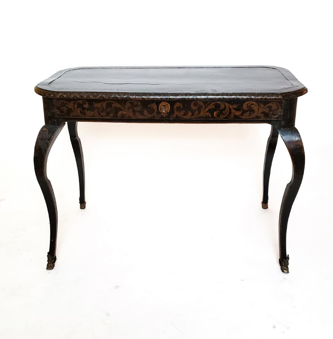 Antique English Lacquer Table (1 of 8)