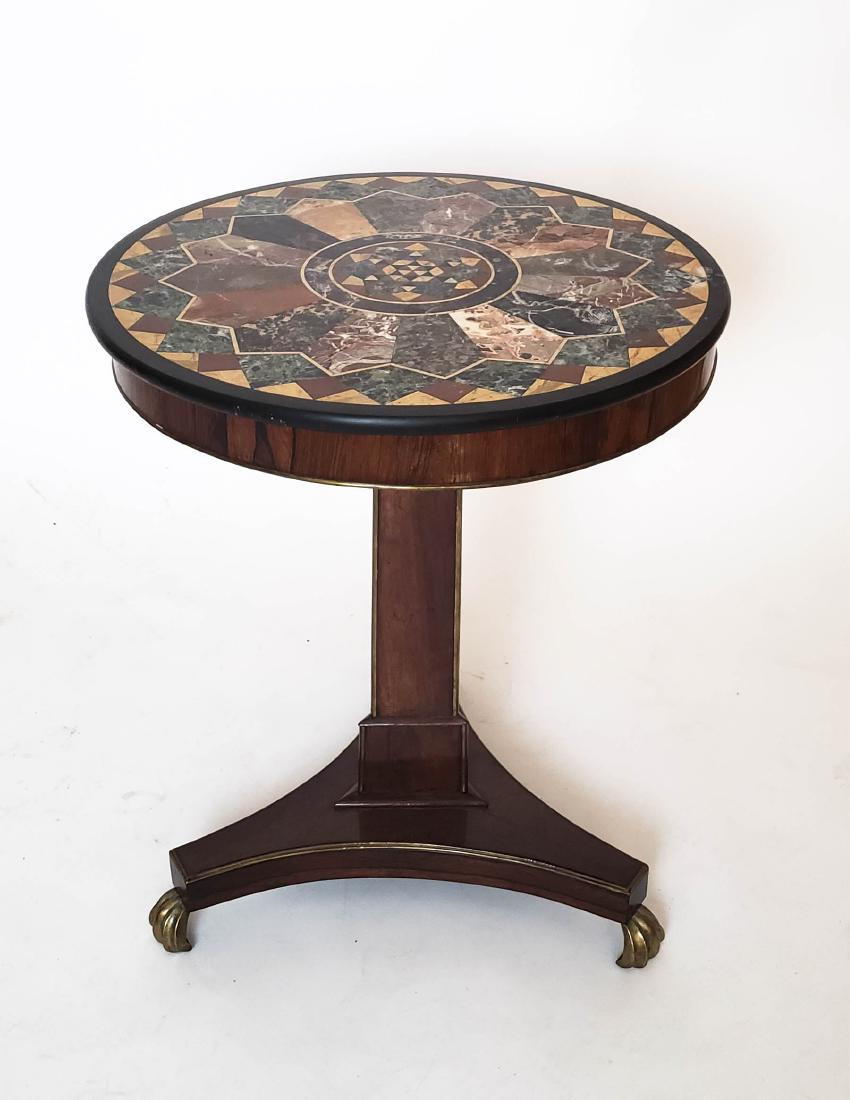 Regency Pietra Dura Specimen Table (1 of 6)