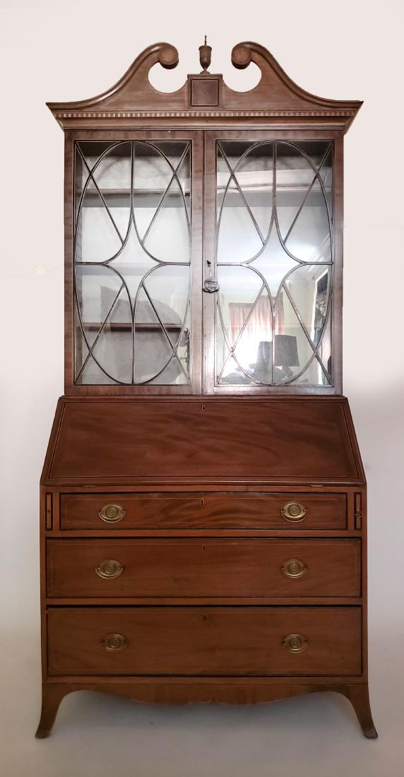 19th C. American Secretary Bookcase (1 of 9)