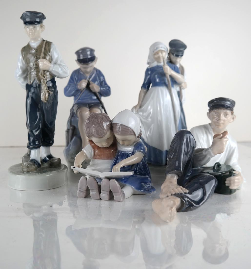 5 Royal Copenhagen Porcelain Figures (1 of 15)