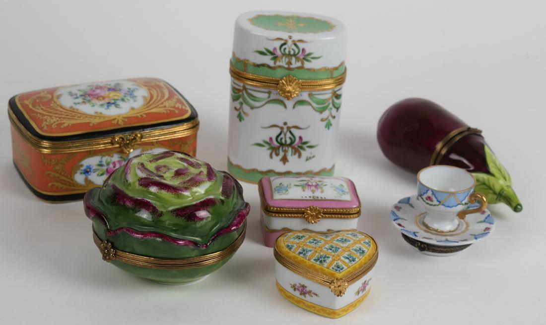 Collection of Seven Limoges Boxes (1 of 7)