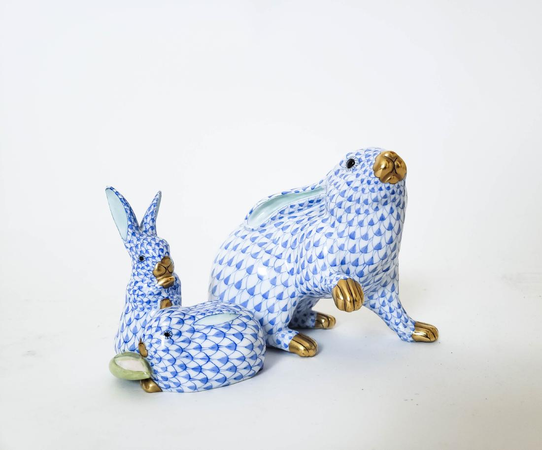 Herend Rabbit Group (1 of 5)