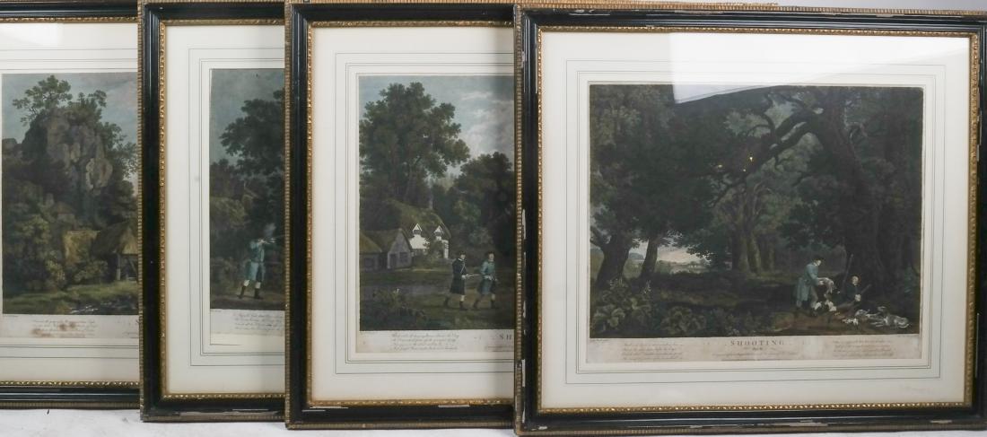 Thos. BRADFORD: 4 Hunt Prints "Shooting" (1 of 10)