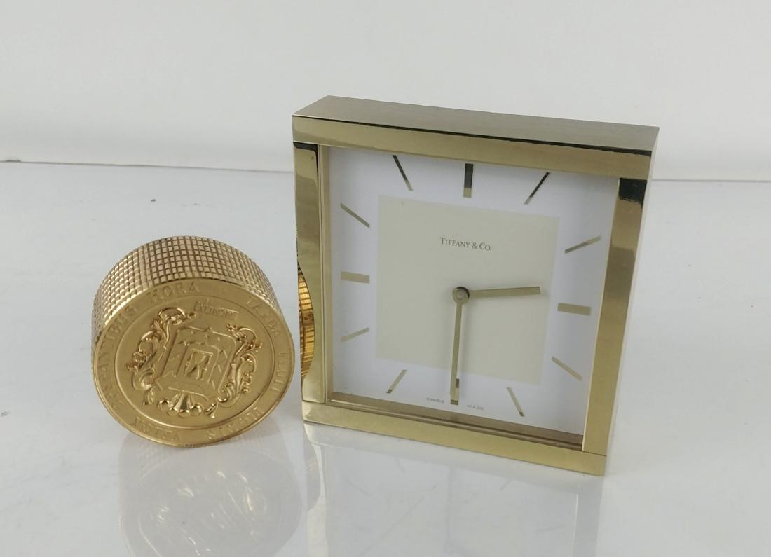 Tiffany & Co., Swiza: 2 Desk Clocks (1 of 5)