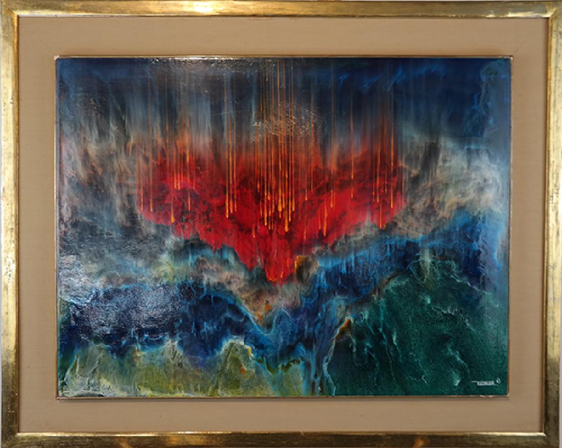 Leonardo NIERMAN: "Paisage" - Acrylic (1 of 4)