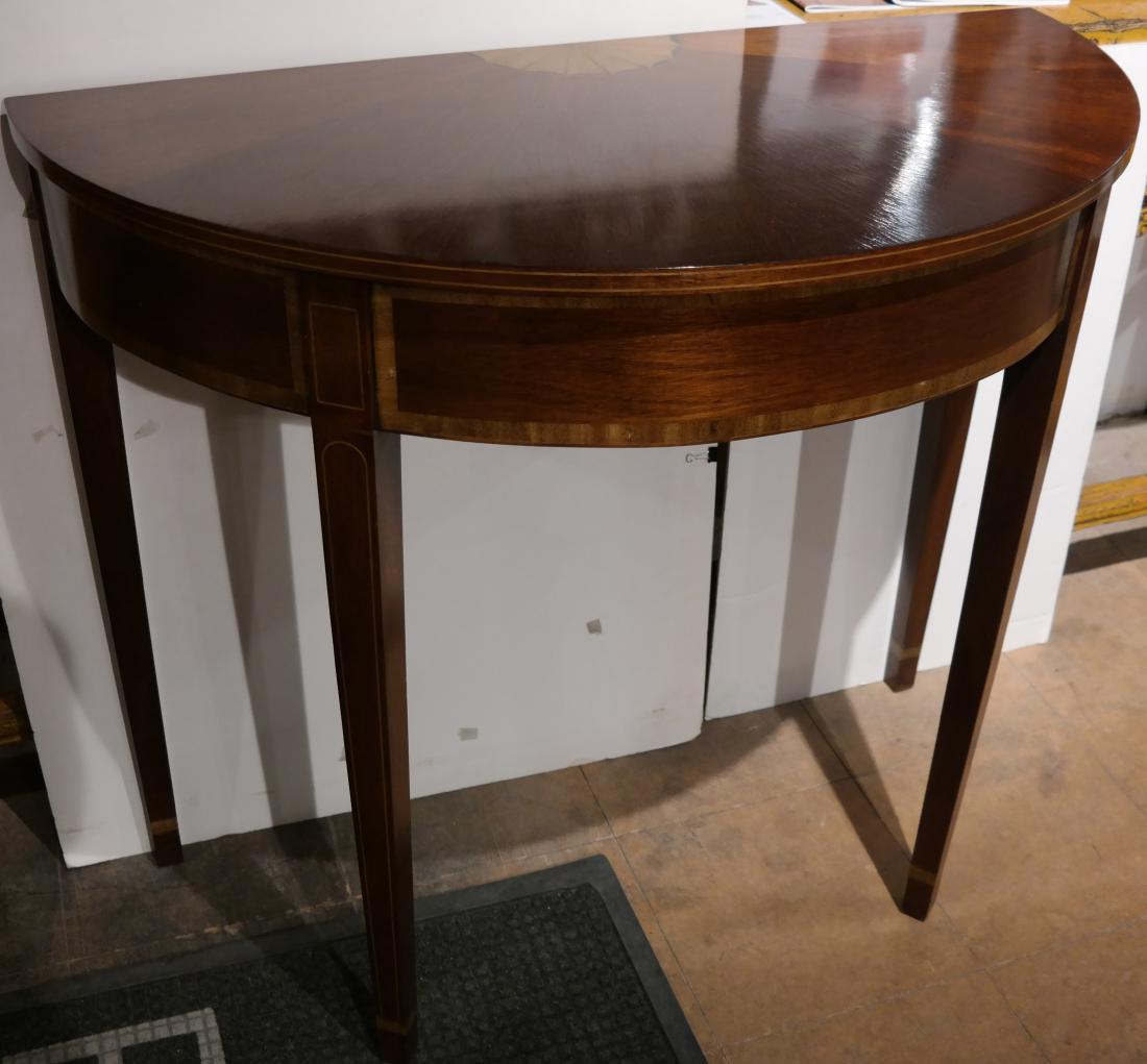 Pair of Demilune Consoles (1 of 5)