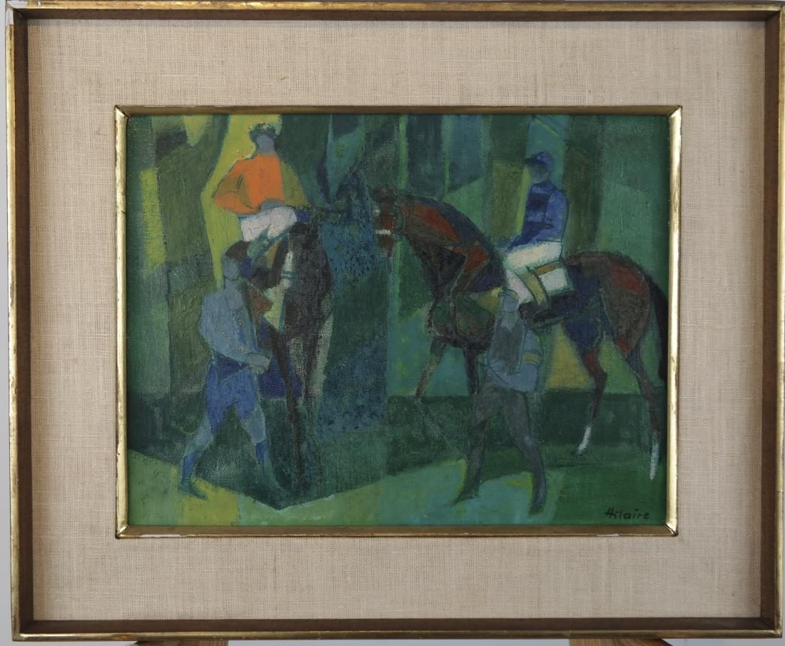 Camille HILAIRE: Jockeys - Oil on Canvas (1 of 3)