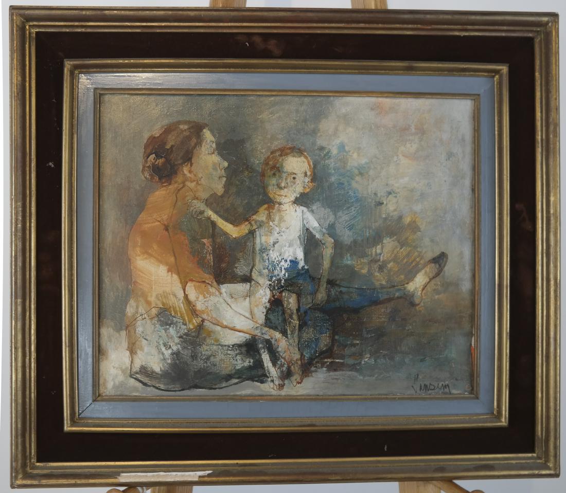 Jean JANSEM: Mother & Child - Painting (1 of 6)