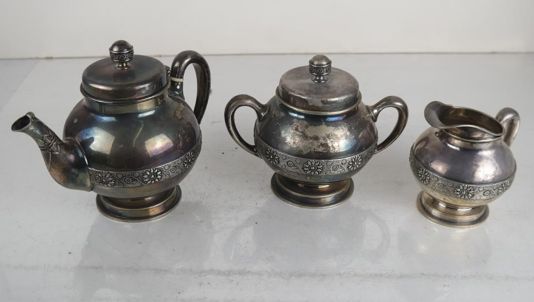 Tiffany & Co. Silverplate 3-Pc. Tea Set (1 of 4)
