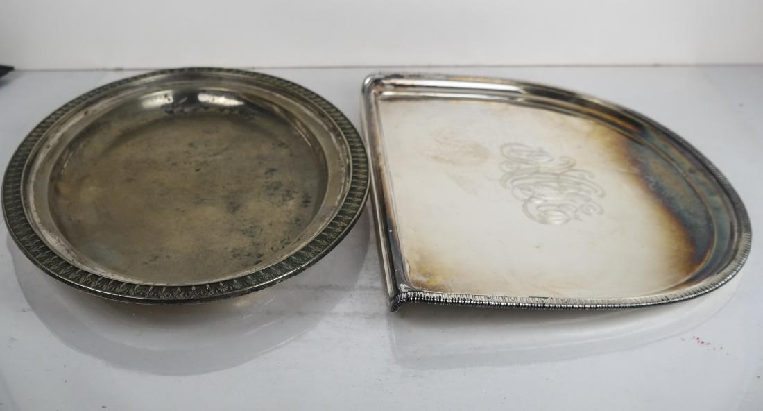 Tiffany & Co. Makers: 2 Silver Plate Trays (1 of 9)