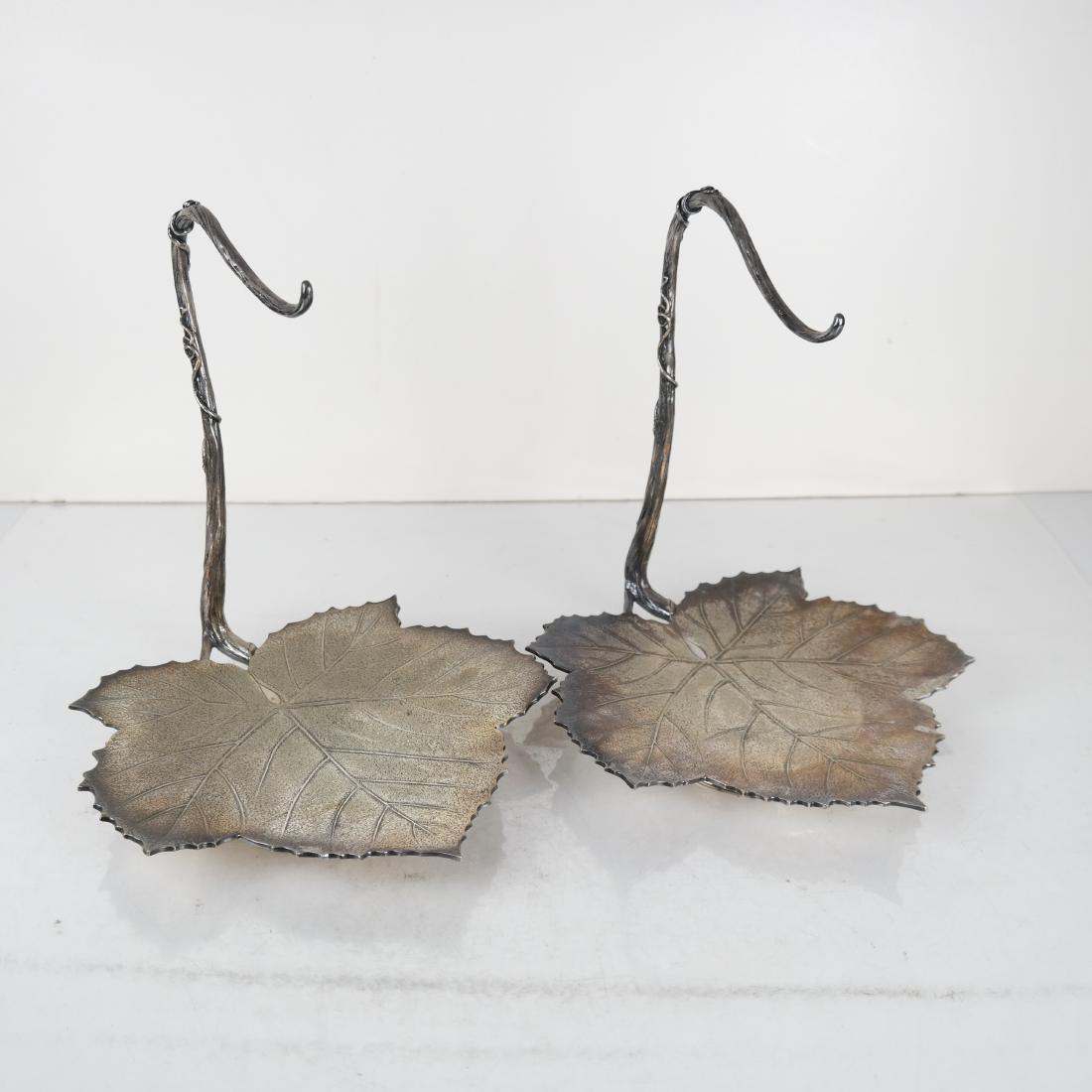 Tiffany & Co. Silverplate Grape Stands (1 of 8)