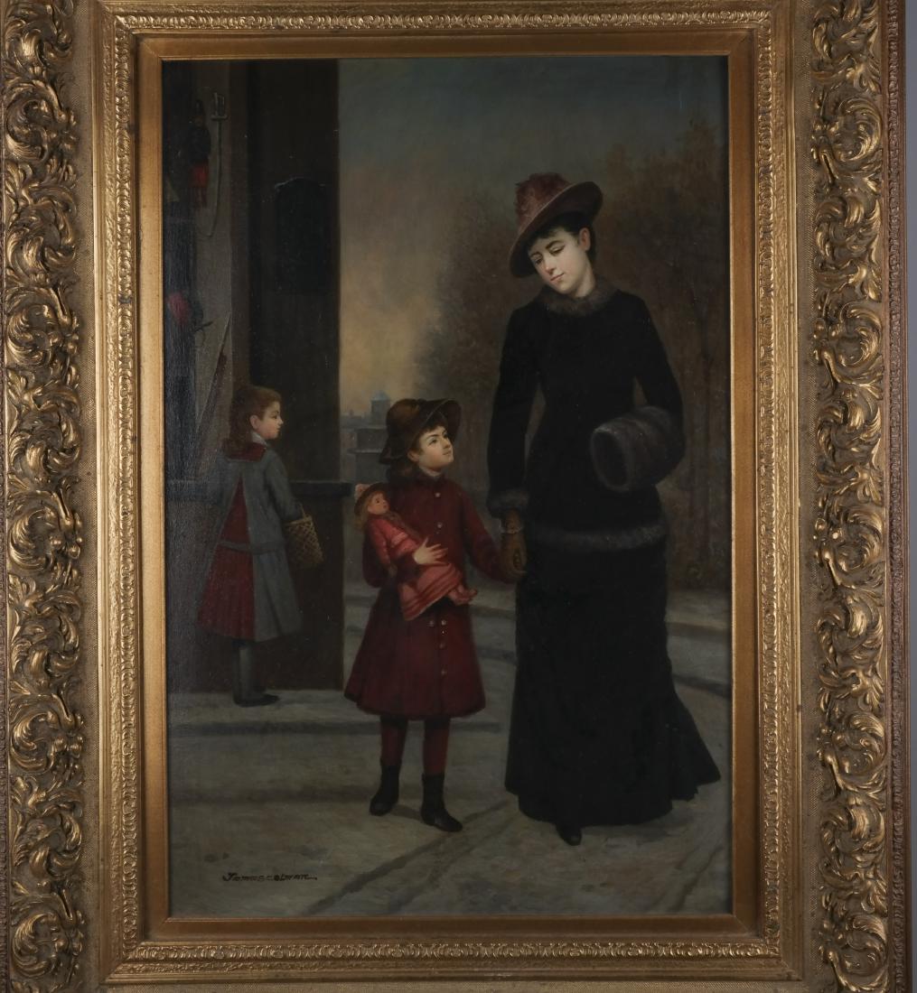 James COLMAN: Figures - Oil/Canvas (1 of 9)