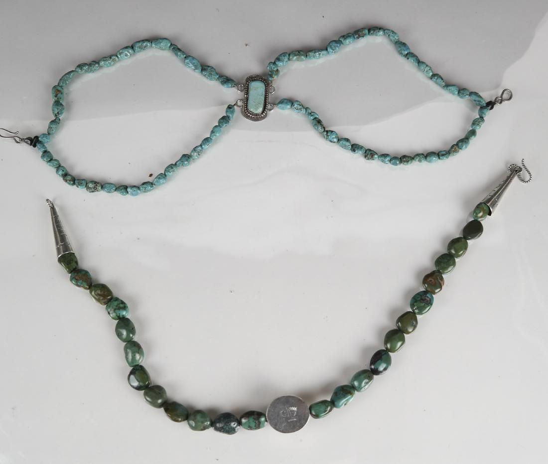 2 Turquoise & Sterling Silver Necklaces (1 of 7)