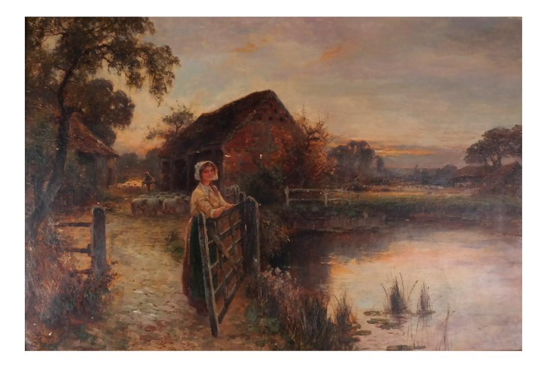 Ernest WALBOURN: Rural Landscape, O/C (1 of 9)