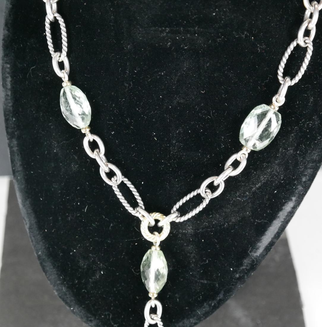 David Yurman: Sterling & 18k Necklace (1 of 2)