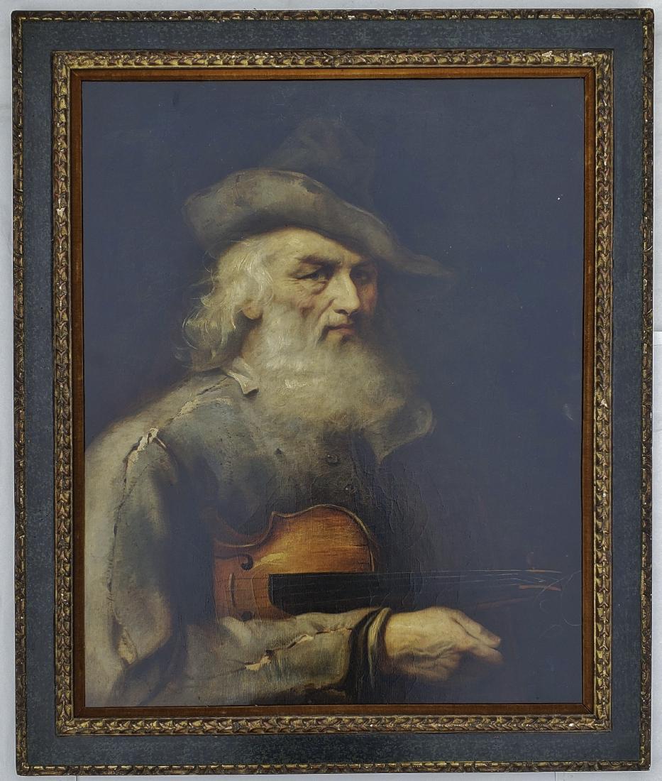 18th-19th C. Oil Painting in manner REMBRANDT (1 of 8)