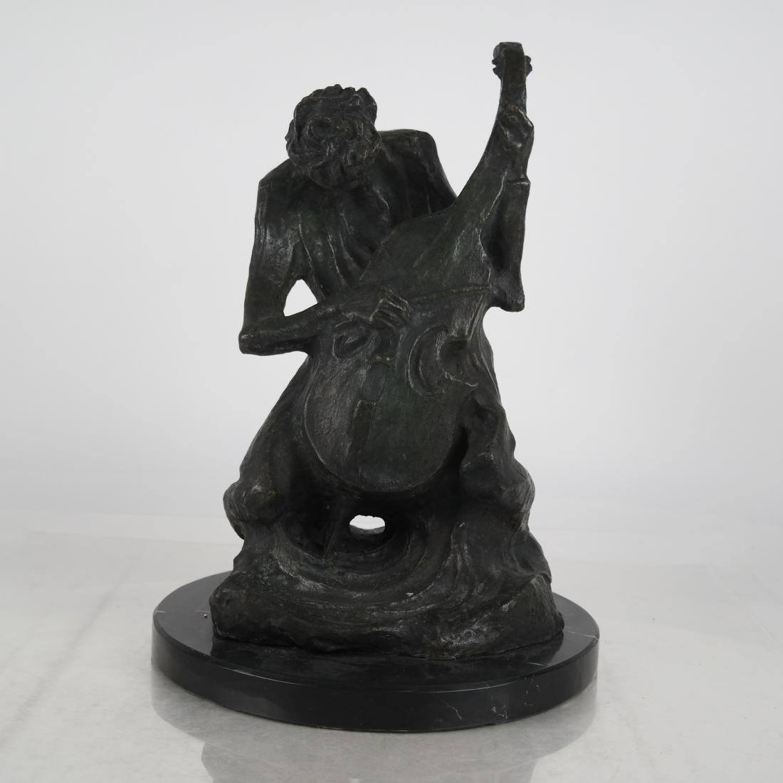 LIFSHITZ: Bronze Sculpture - "The Cellist" (1 of 9)