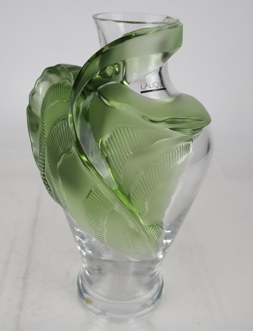 Lalique "Tanega" Leaf Motif Vase (1 of 6)
