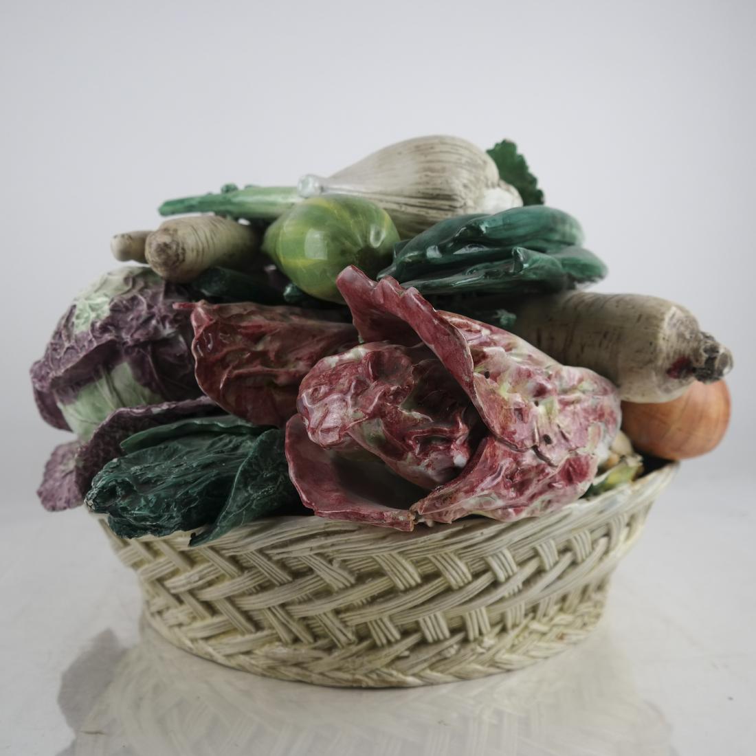 Italian Majolica Vegetable Basket (1 of 9)