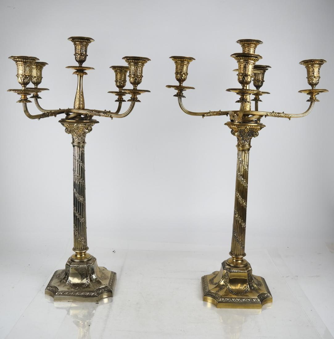 French Gilt Bronze 5-Light Candelabra (1 of 9)
