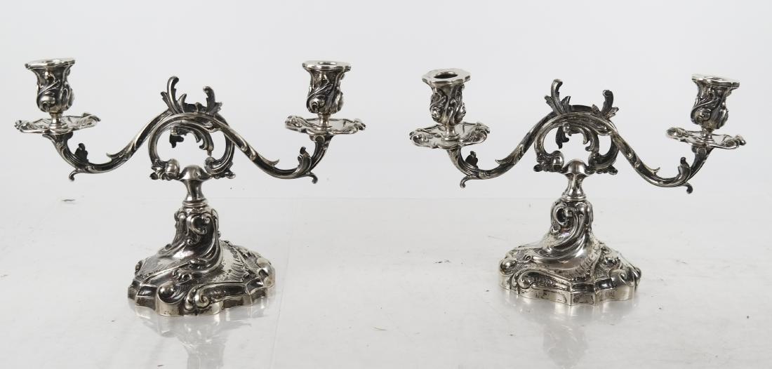 Pair of .800 Silver Candelabra (1 of 6)