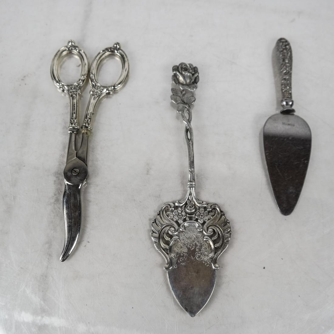 2 Sterling Pie Servers & A Grape Shears (1 of 5)