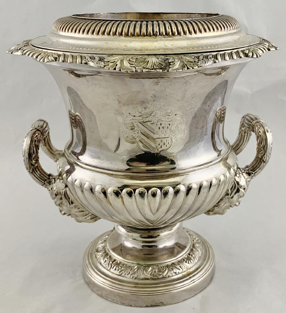 Sheffield Silver Mounted Satyr Champagne Cooler (1 of 13)