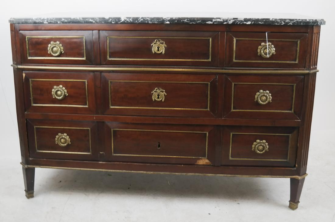 Early 19th C. French Marble Top Commode (1 of 11)