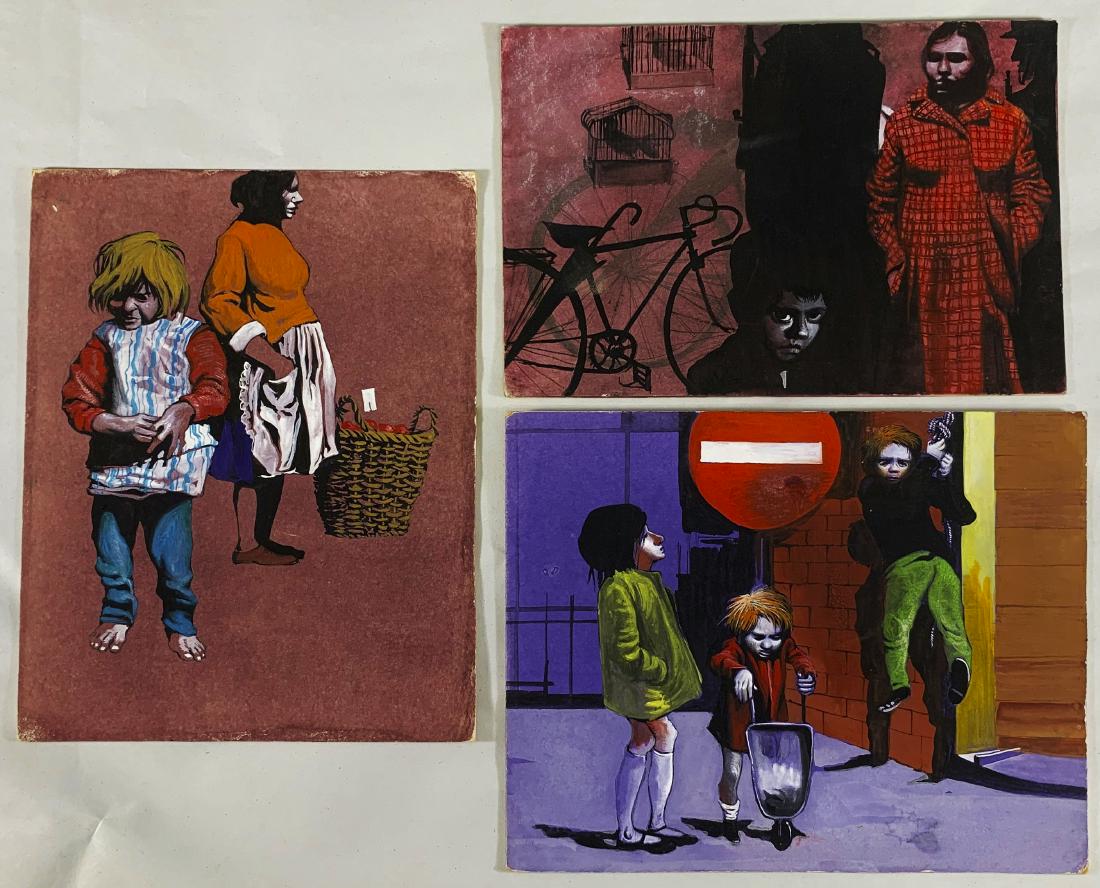 SECO: 3 Works, Watercolor & Pencil (1 of 8)