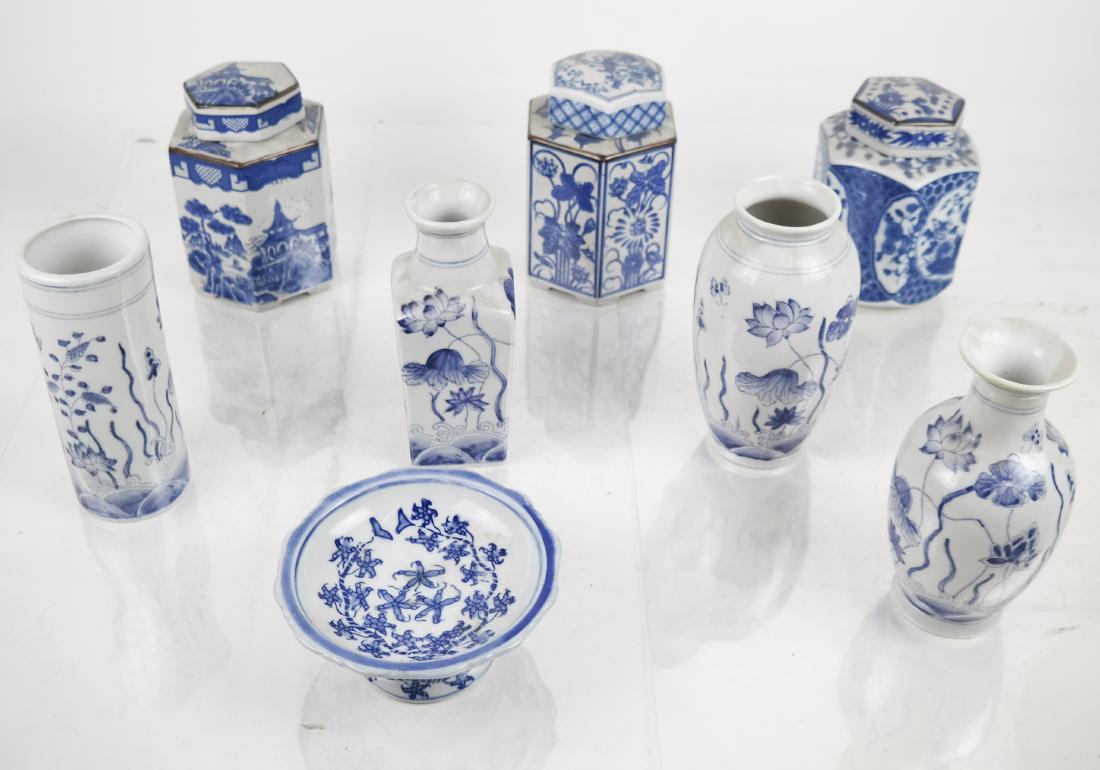 Group of Blue, White Vessels (1 of 13)