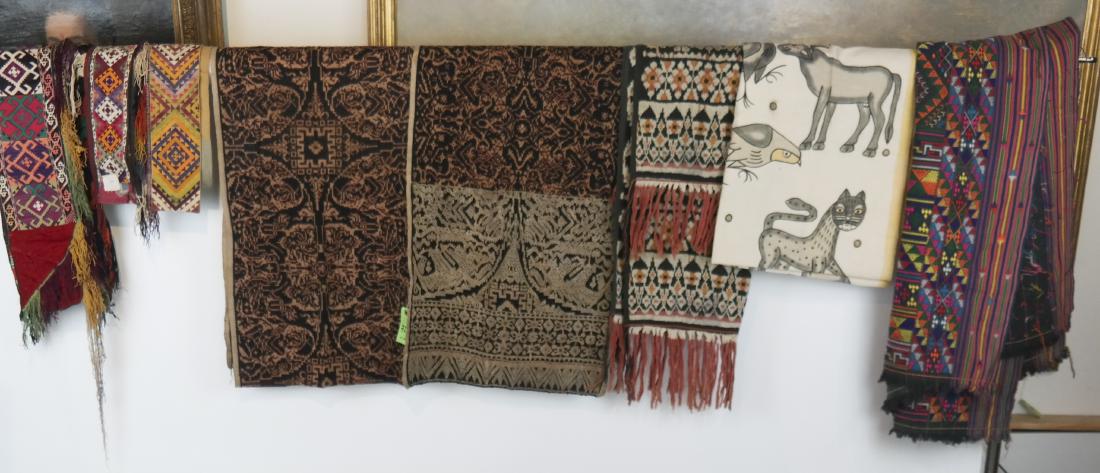 Lot of Asian Woven Textiles (1 of 10)