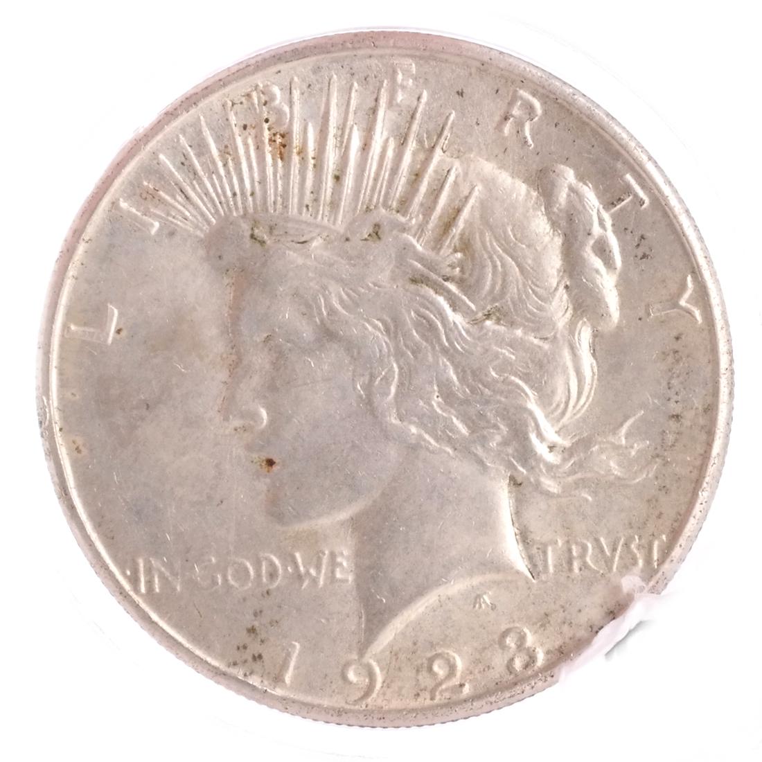 1923-S Peace Dollar, B.U. (1 of 2)