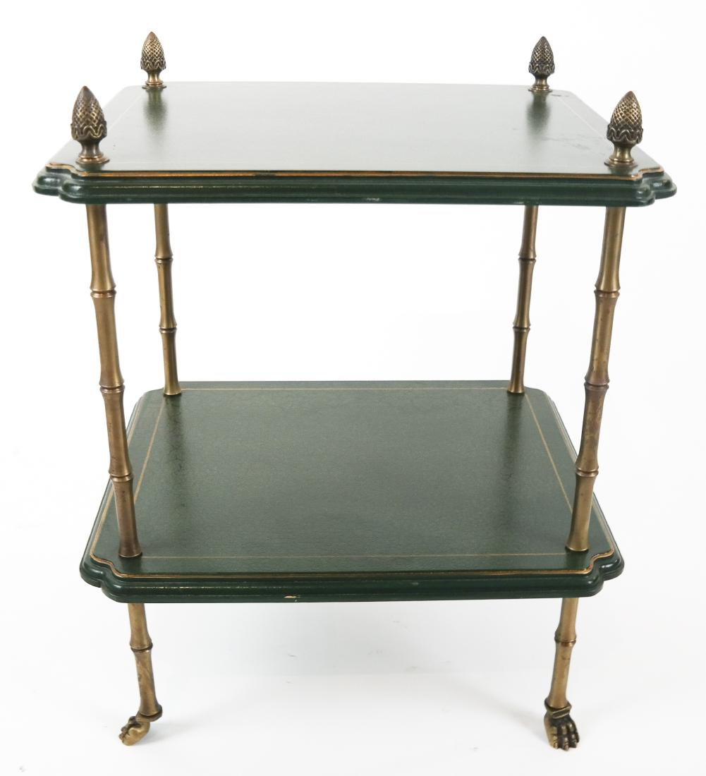 Italian Green Two-Tiered Table (1 of 8)