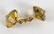 Pair Men's 18k Gold, Citrine & Diamond Cufflinks - 3