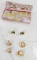 2 Pairs 14k Gold Earrings & 1 Pair Studs